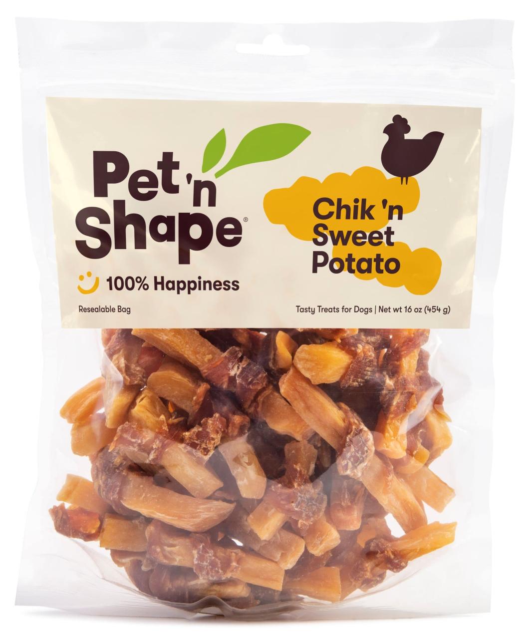 Amazon.Com : Pet 'N Shape Sweet Potato Chews Jerky Dog Treats - 1 Pound :  Pet Snack Treats : Pet Supplies