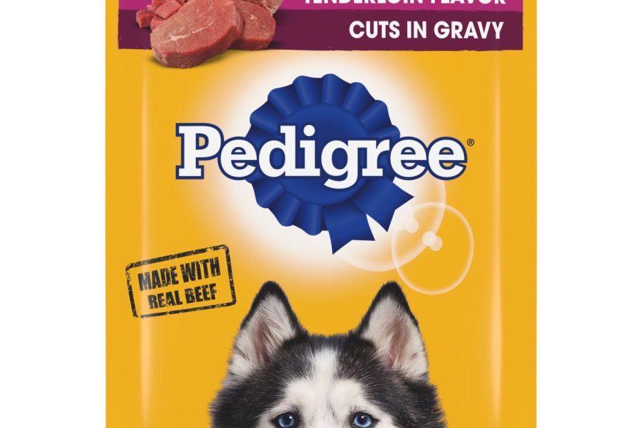 Pedigree High Protein Beef & Pork Tenderloin Cuts In Gravy Wet Dog Food For  Adult Dog, 3.5 Oz. Pouch - Walmart.Com
