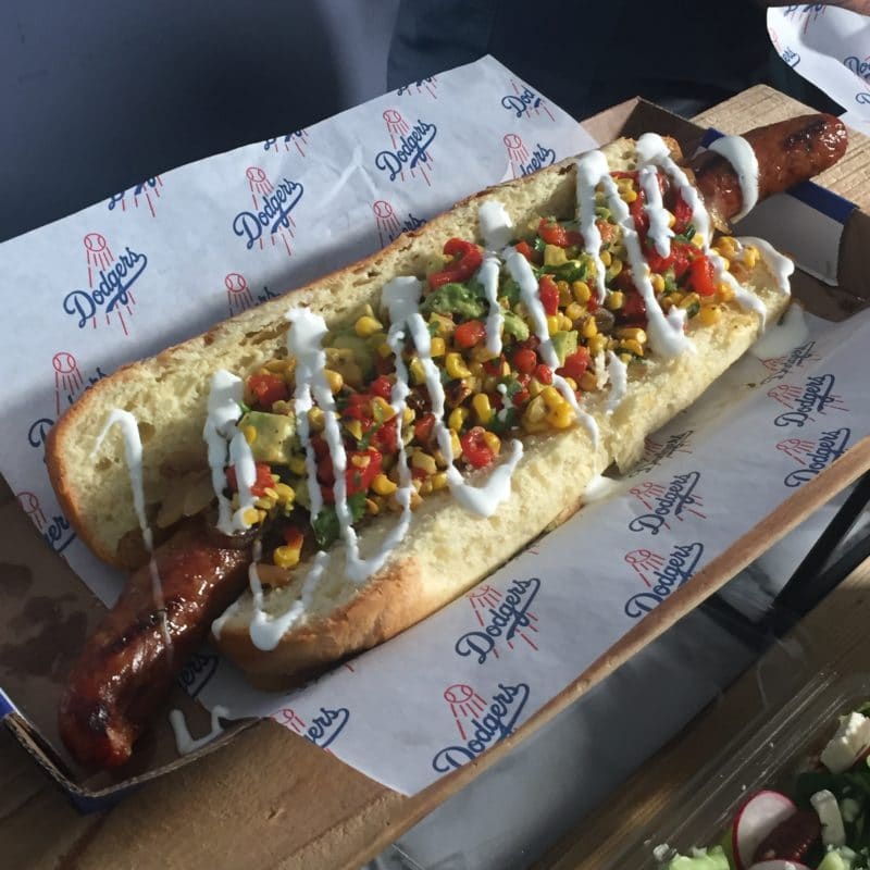 You Can Now Buy An Enormous 16-Inch Hot Dog At Dodger Stadium - Secret Los  Angeles