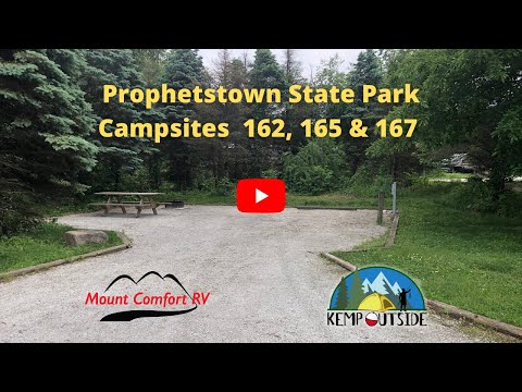 Prophetstown State Park Campsites 162, 165 & 167 | Campsite Review | Camping  In Indiana - Youtube