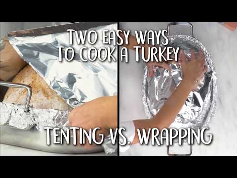 Tent vs. Wrap: Turkey Tips with Reynolds Wrap® Heavy Duty Aluminum Foil