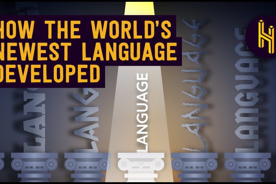 How The World'S Newest Language Developed - Youtube