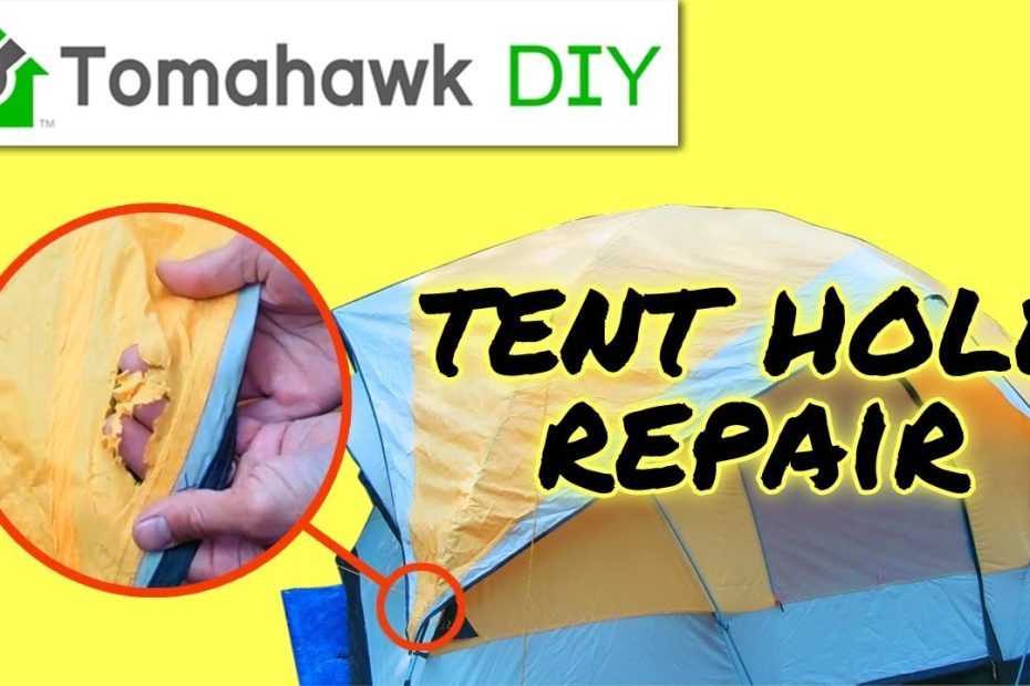 How To Repair A Hole In A Tent - Fast And Easy! - Youtube
