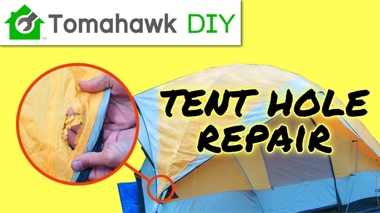 How To Repair A Hole In A Tent - Fast And Easy! - Youtube