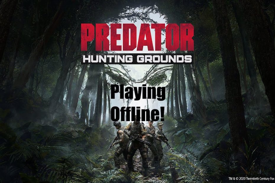 Playing Predator: Hunting Grounds In Offline Mode!!! - Youtube