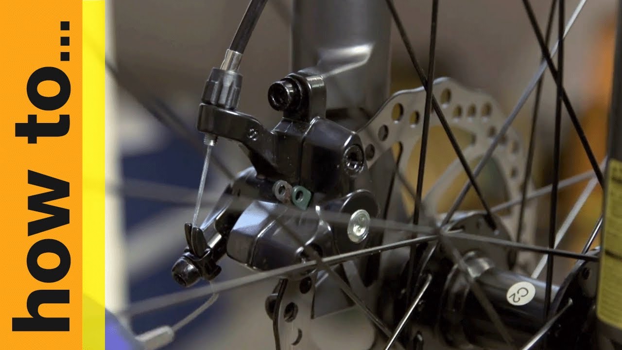 How To... Adjust Mechanical Disc Brakes | Halfords Uk - Youtube